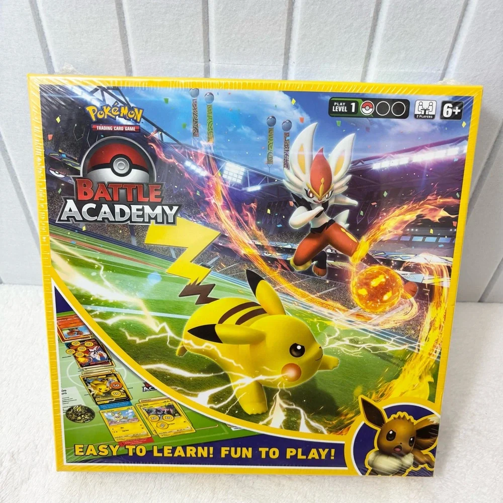 Pokémon Trading Card Game Battle Academy (Cinderace V, Pikachu V & Eevee V)  NEW